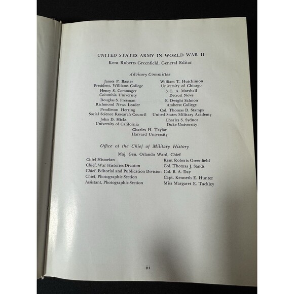 U.S.ARMY IN WORLD WAR II:  THE WAR AGAINST JAPAN - 50th Anniversary Edition - Picture 7 of 7